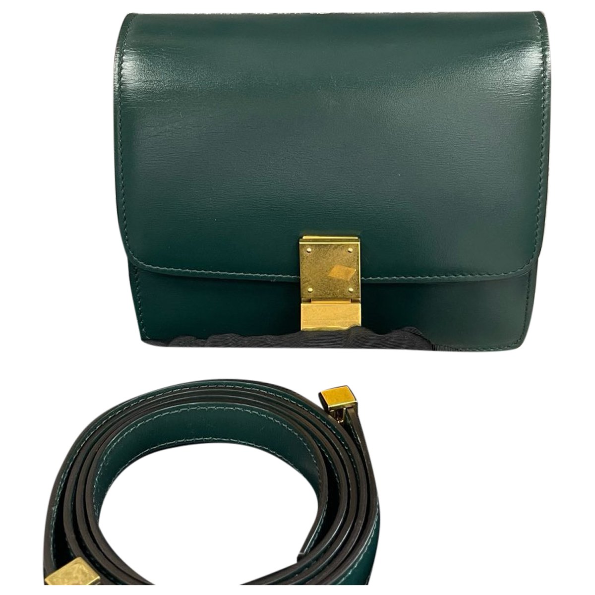 Classic leather crossbody bag