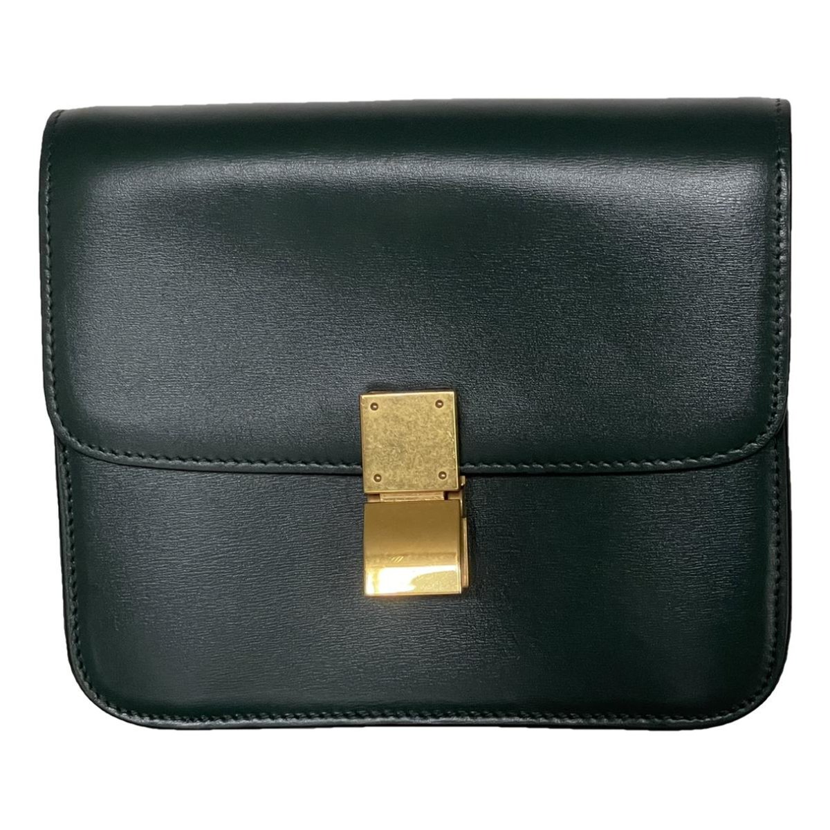 Classic leather crossbody bag