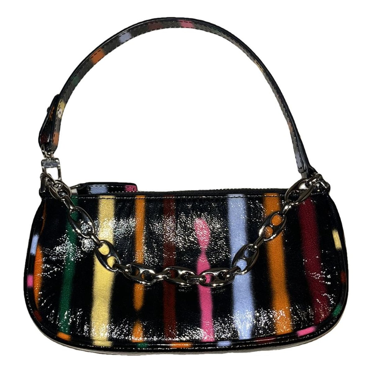 Baby Amber patent leather mini bag
