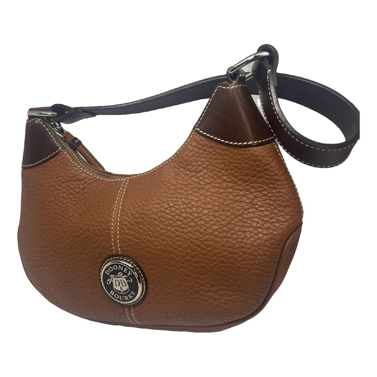 Leather bowling bag