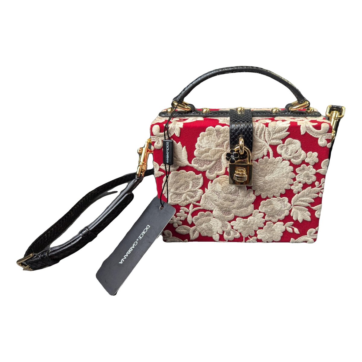 Dolce Box cloth crossbody bag