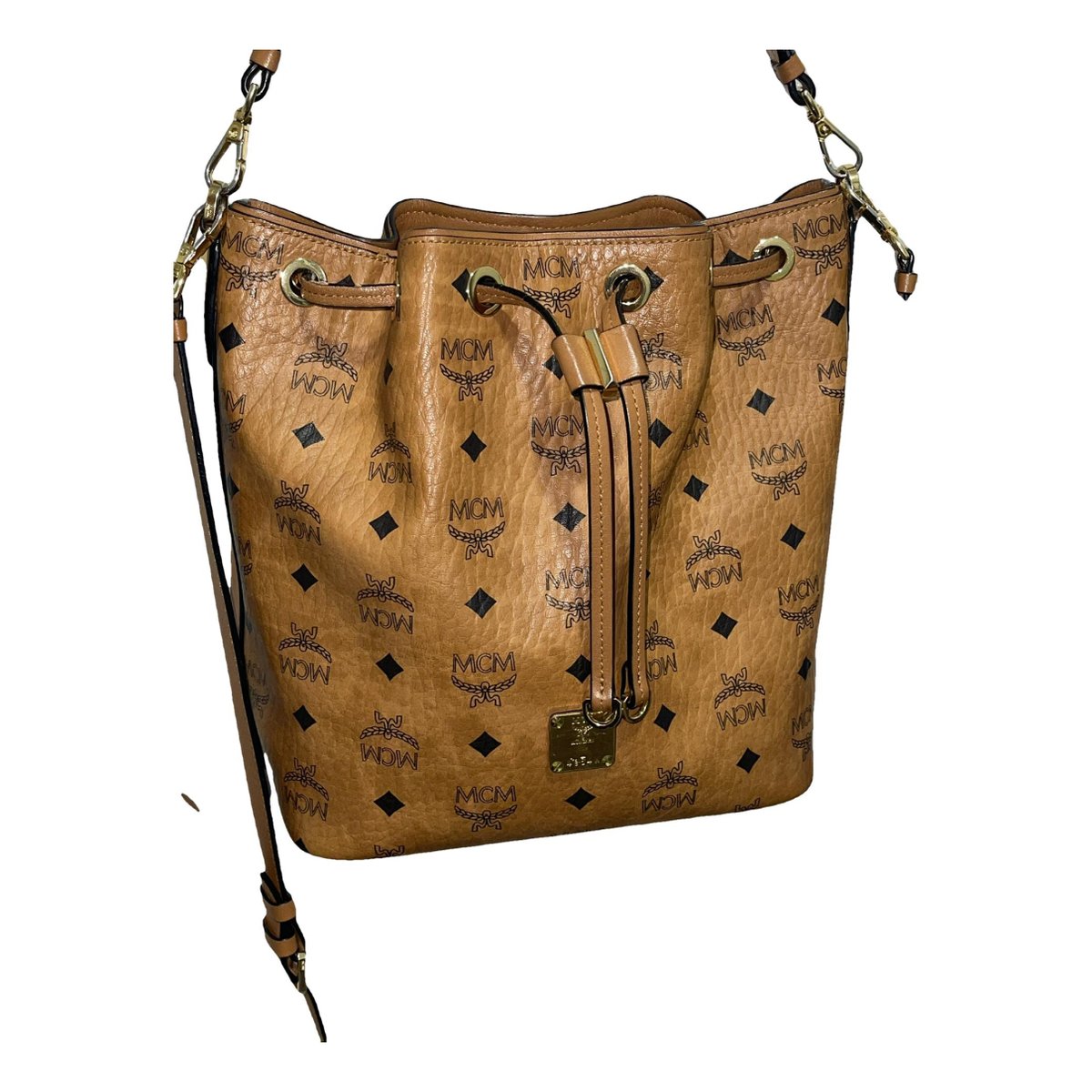 Heritage Drawstring leather handbag