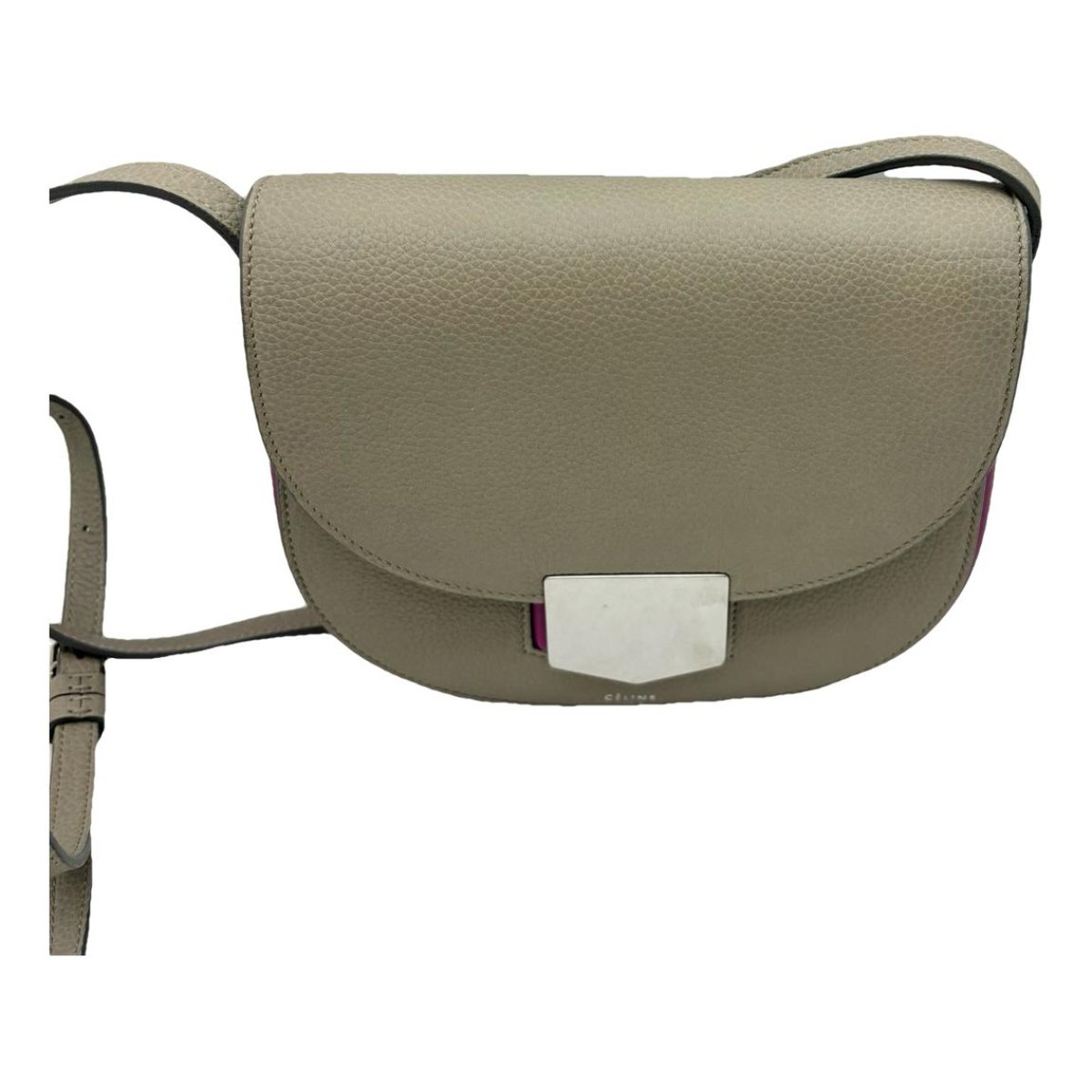 Trotteur leather crossbody bag
