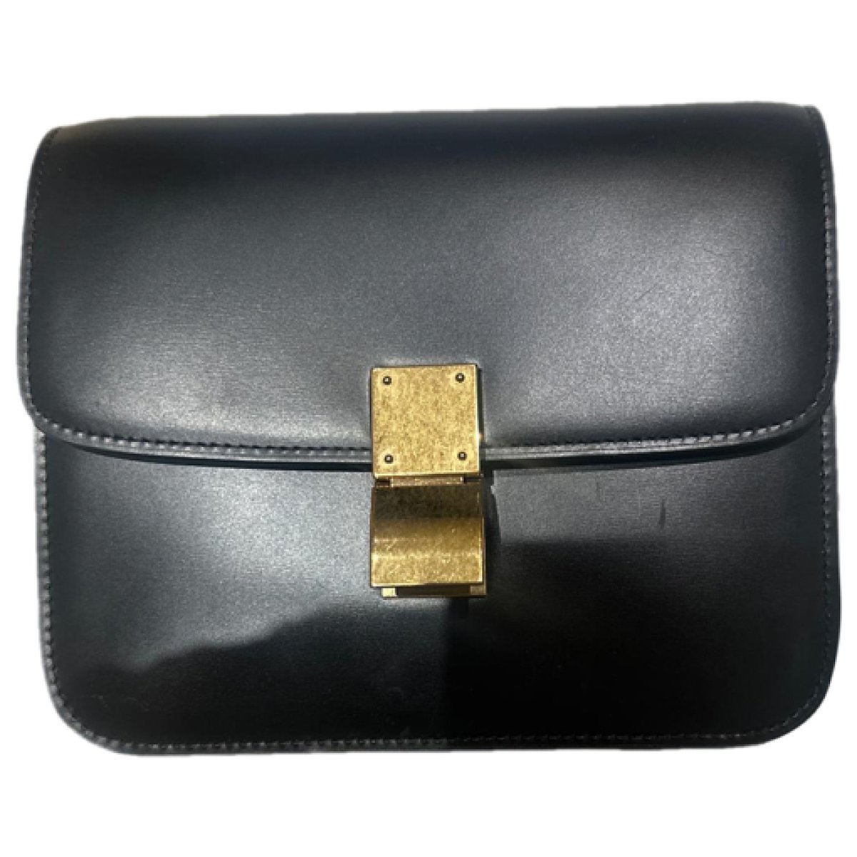Classic leather crossbody bag