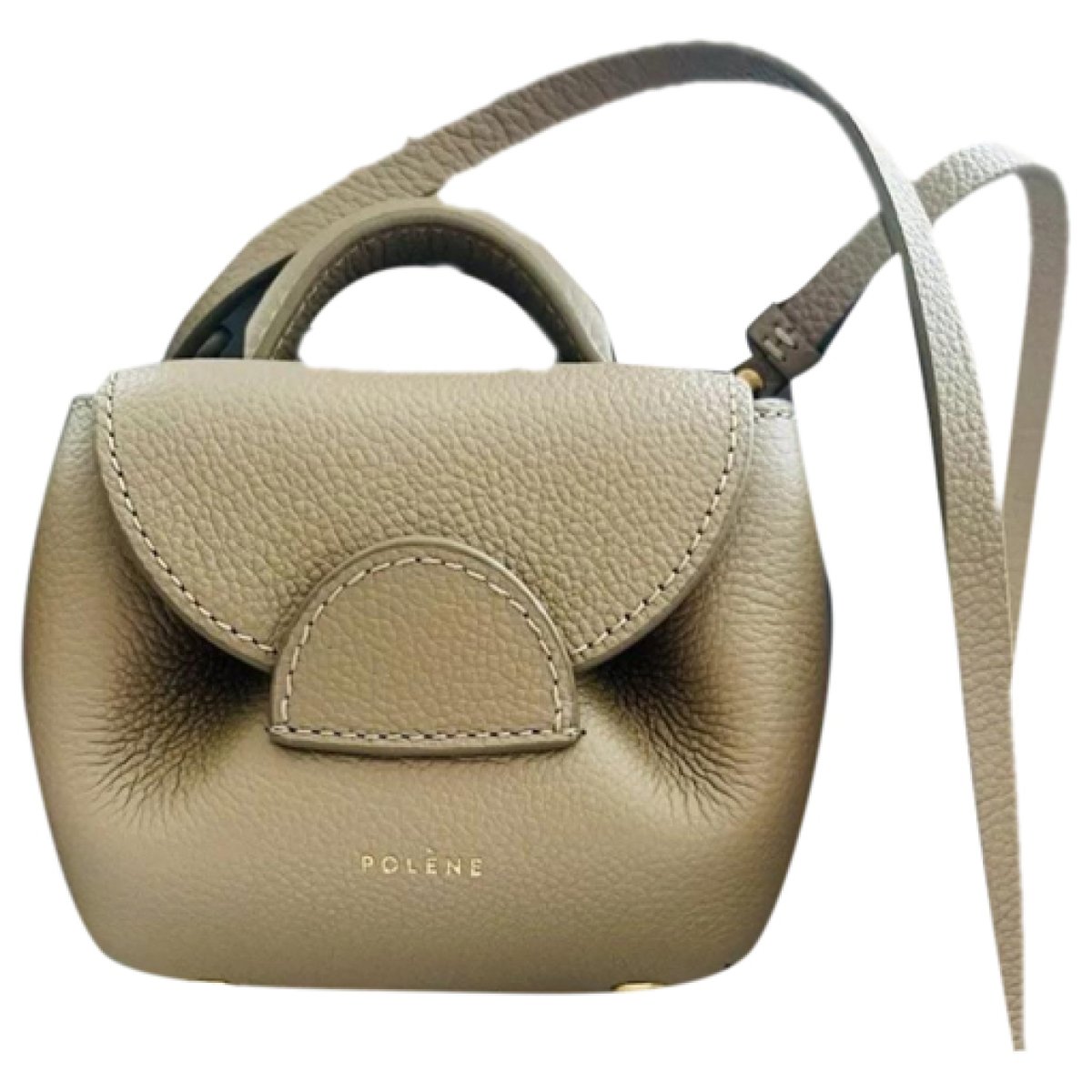 Numéro un leather crossbody bag