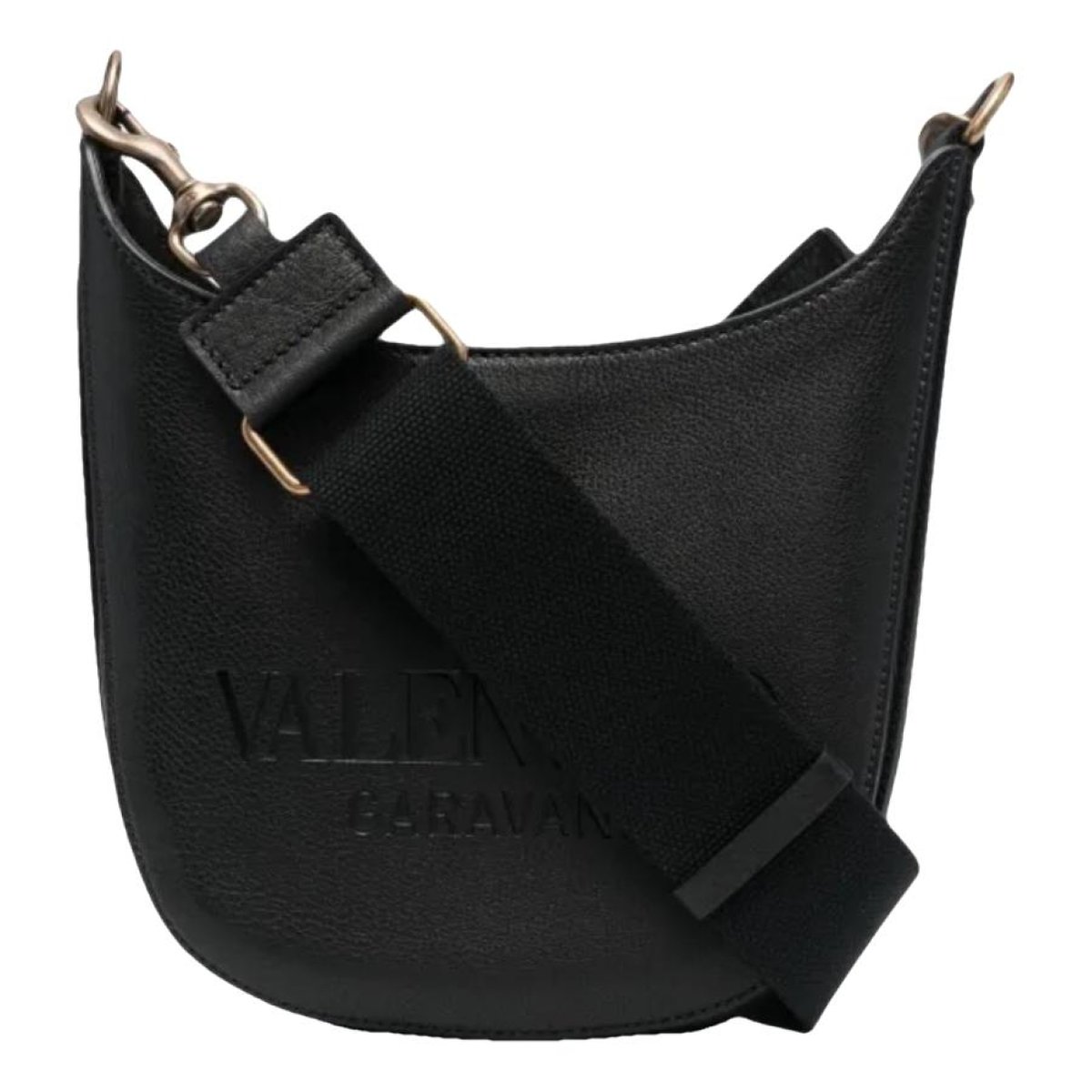 Go logo leather crossbody bag
