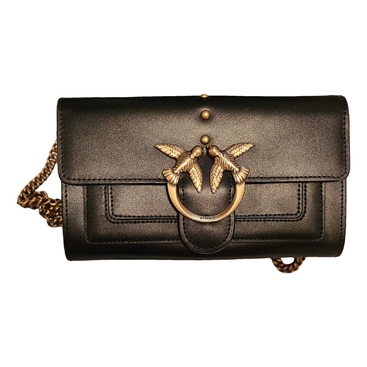 Love Bag leather clutch bag