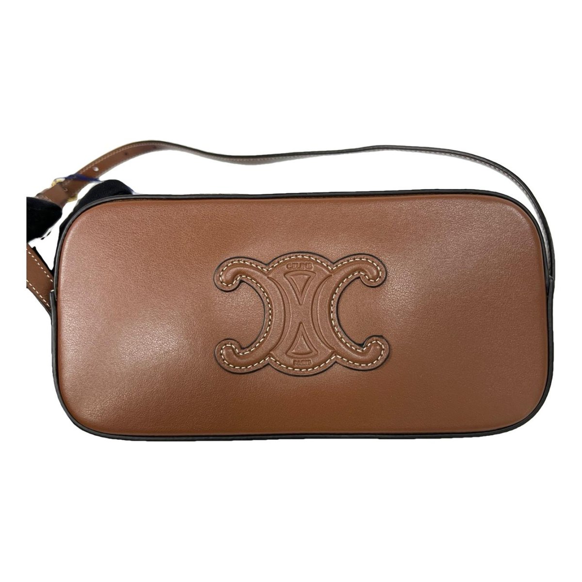 Triomphe Long leather handbag