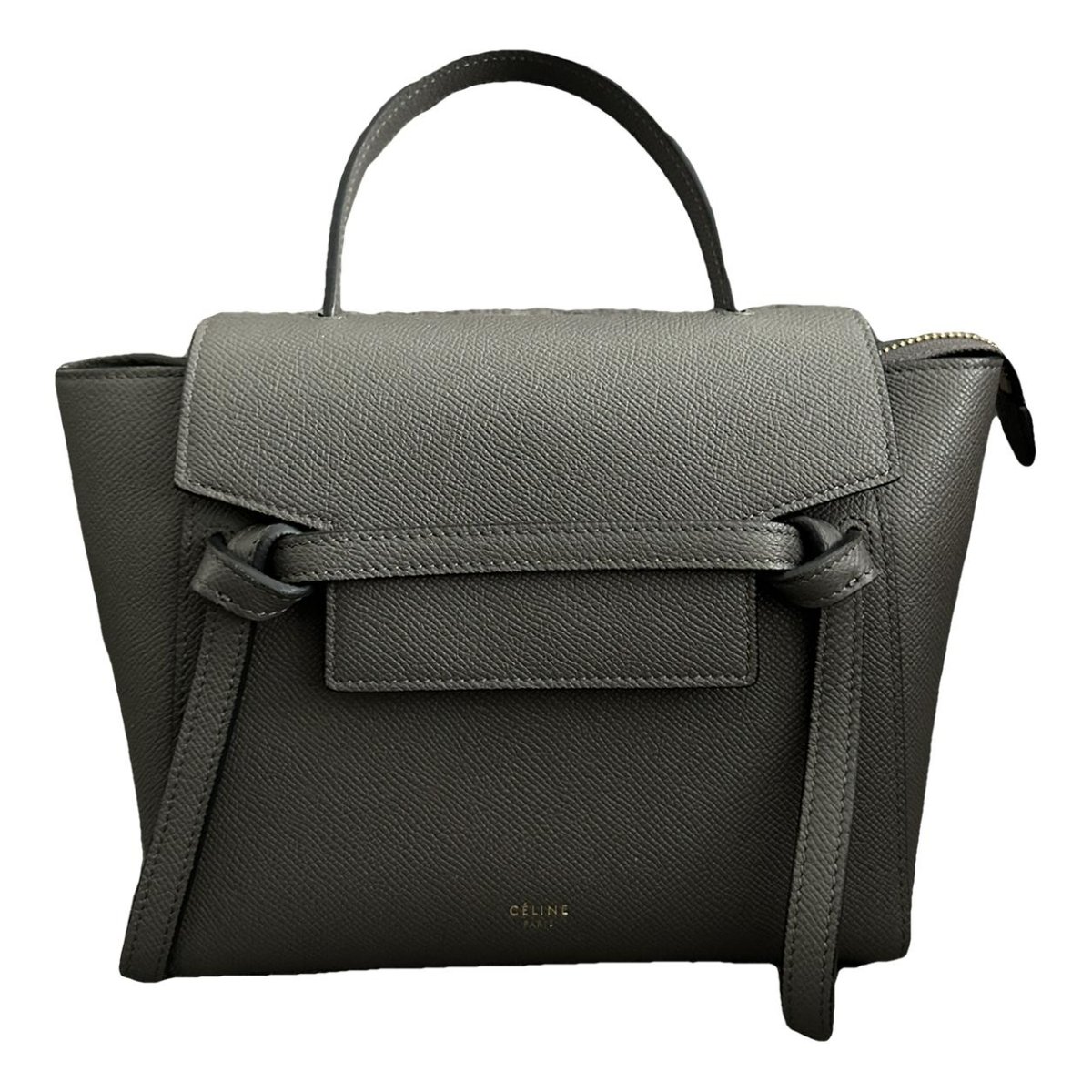 Belt leather handbag
