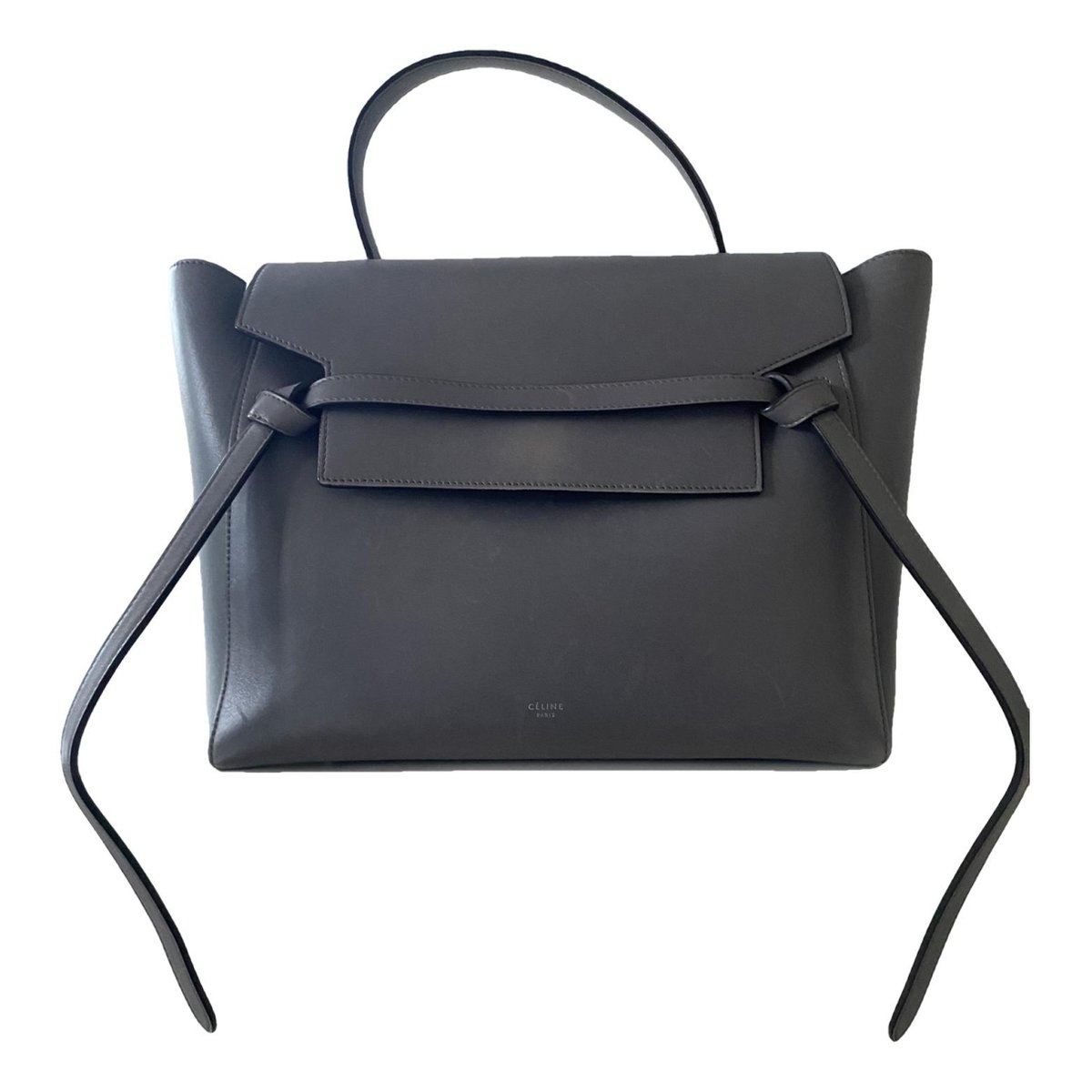 Belt leather handbag
