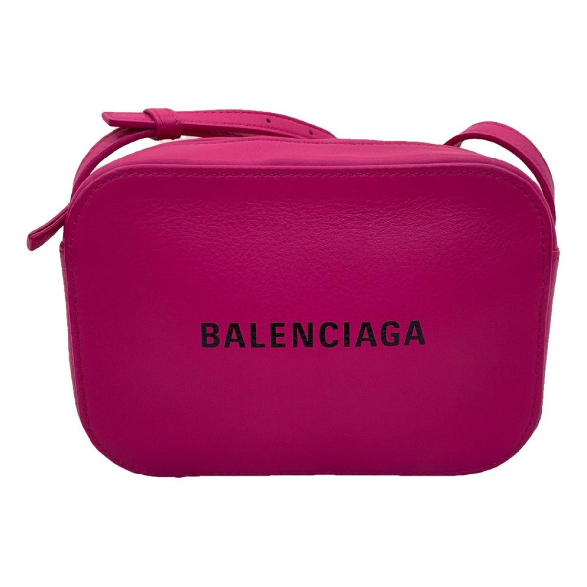 Camera leather crossbody bag