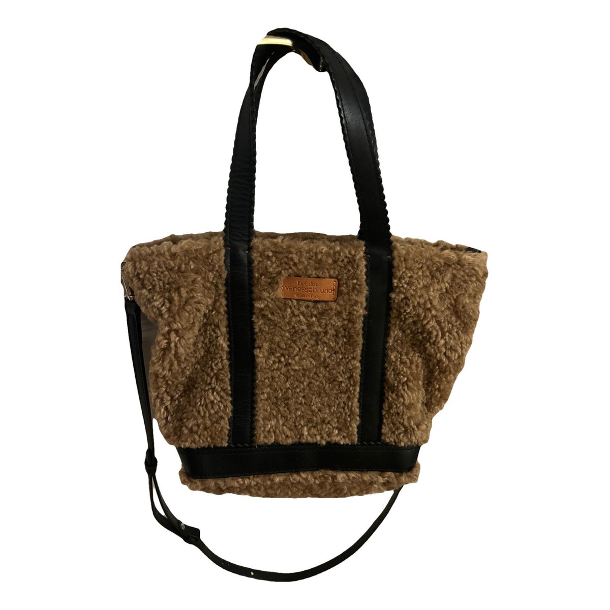 Cabas leather tote