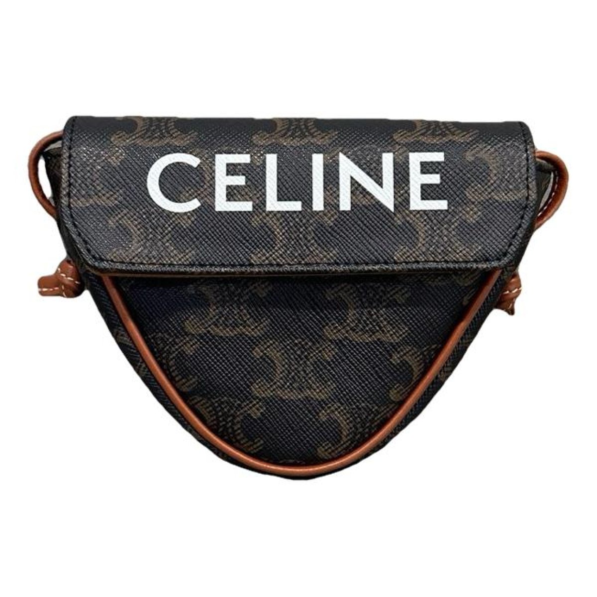 Triomphe vinyl handbag