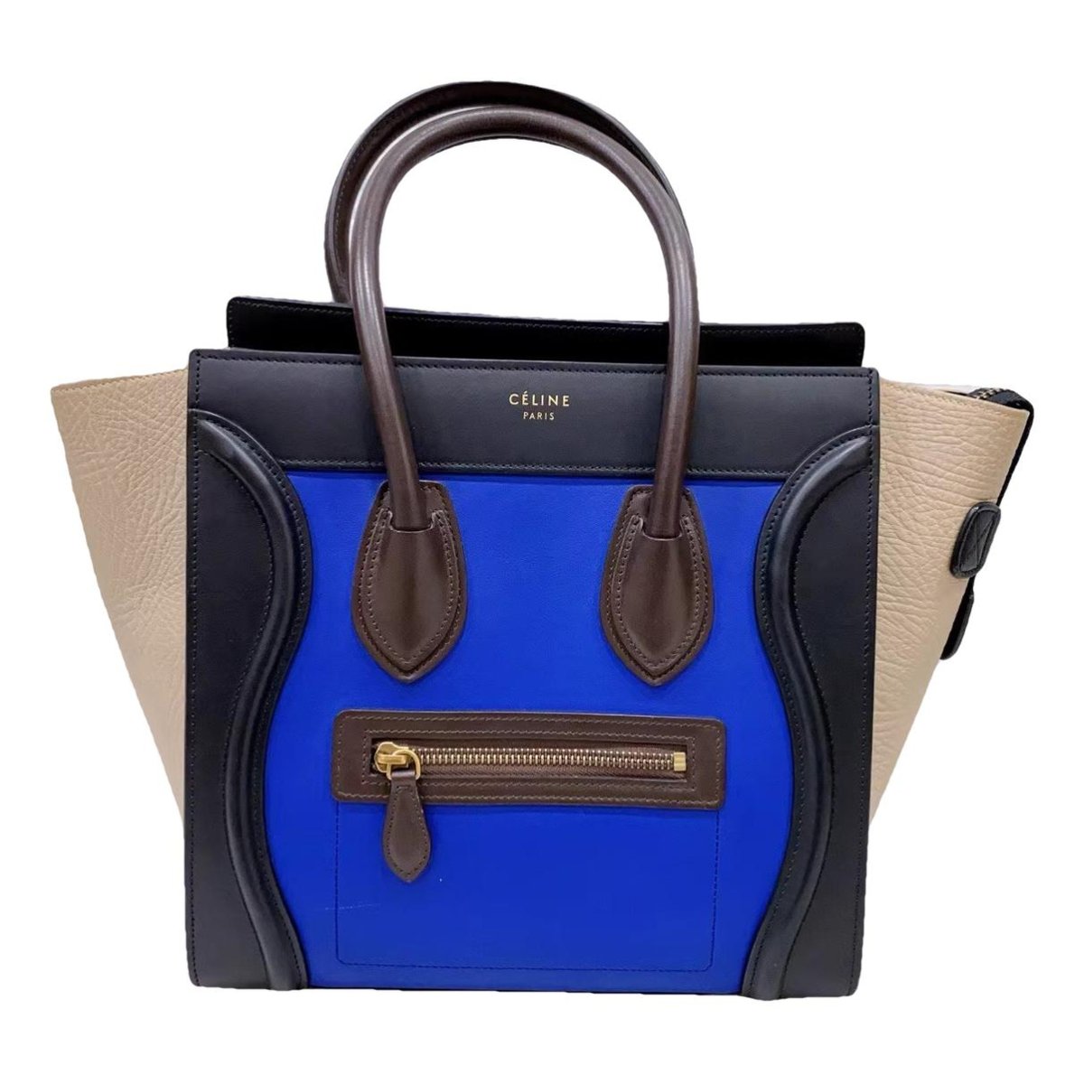 Luggage leather handbag
