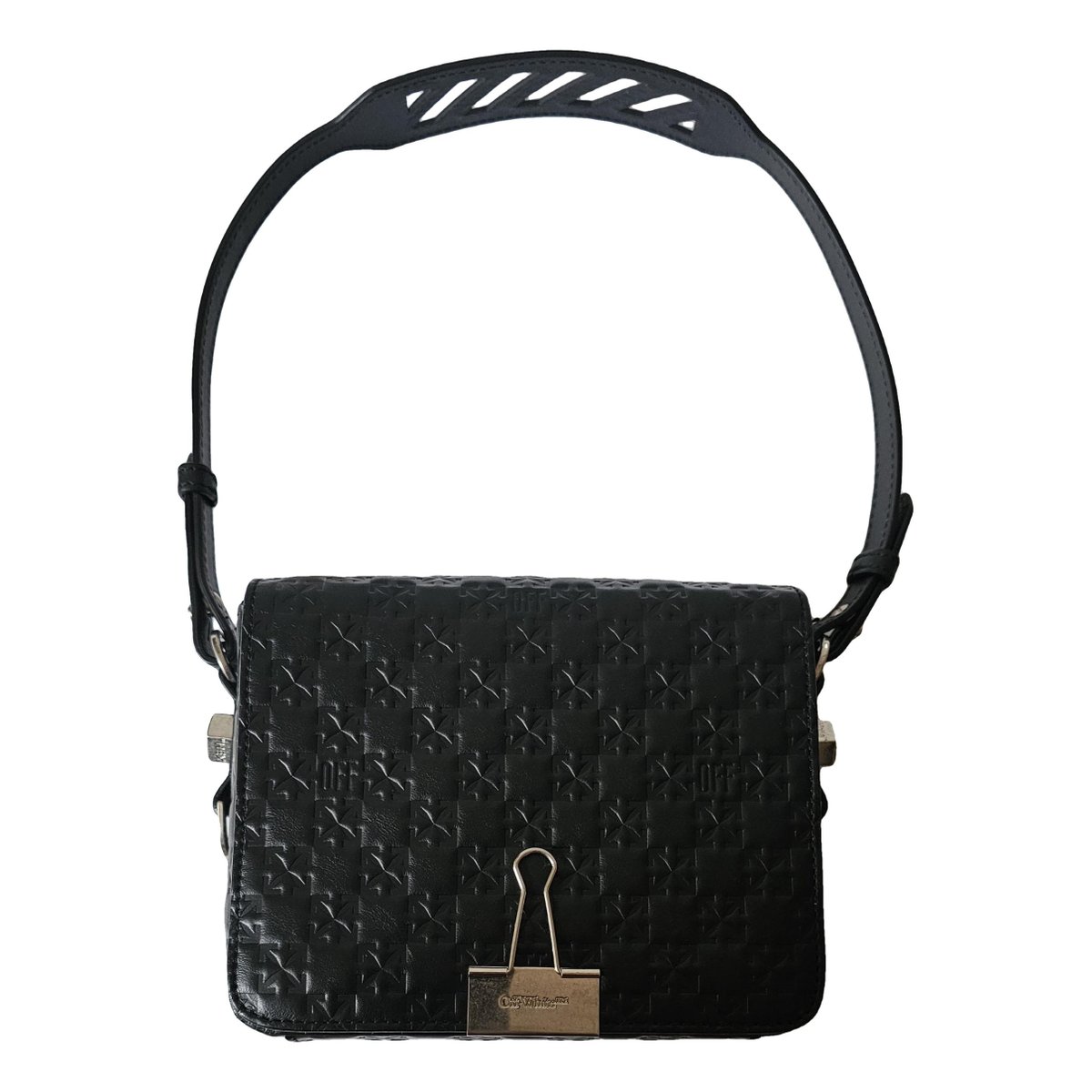 Binder leather handbag