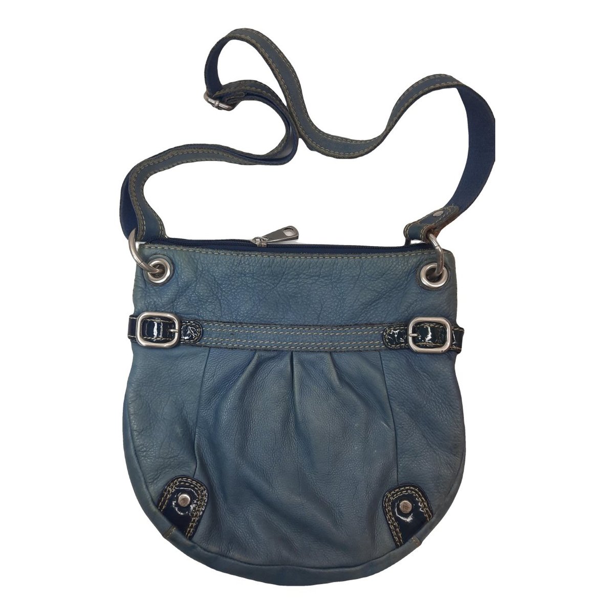 Leather travel bag