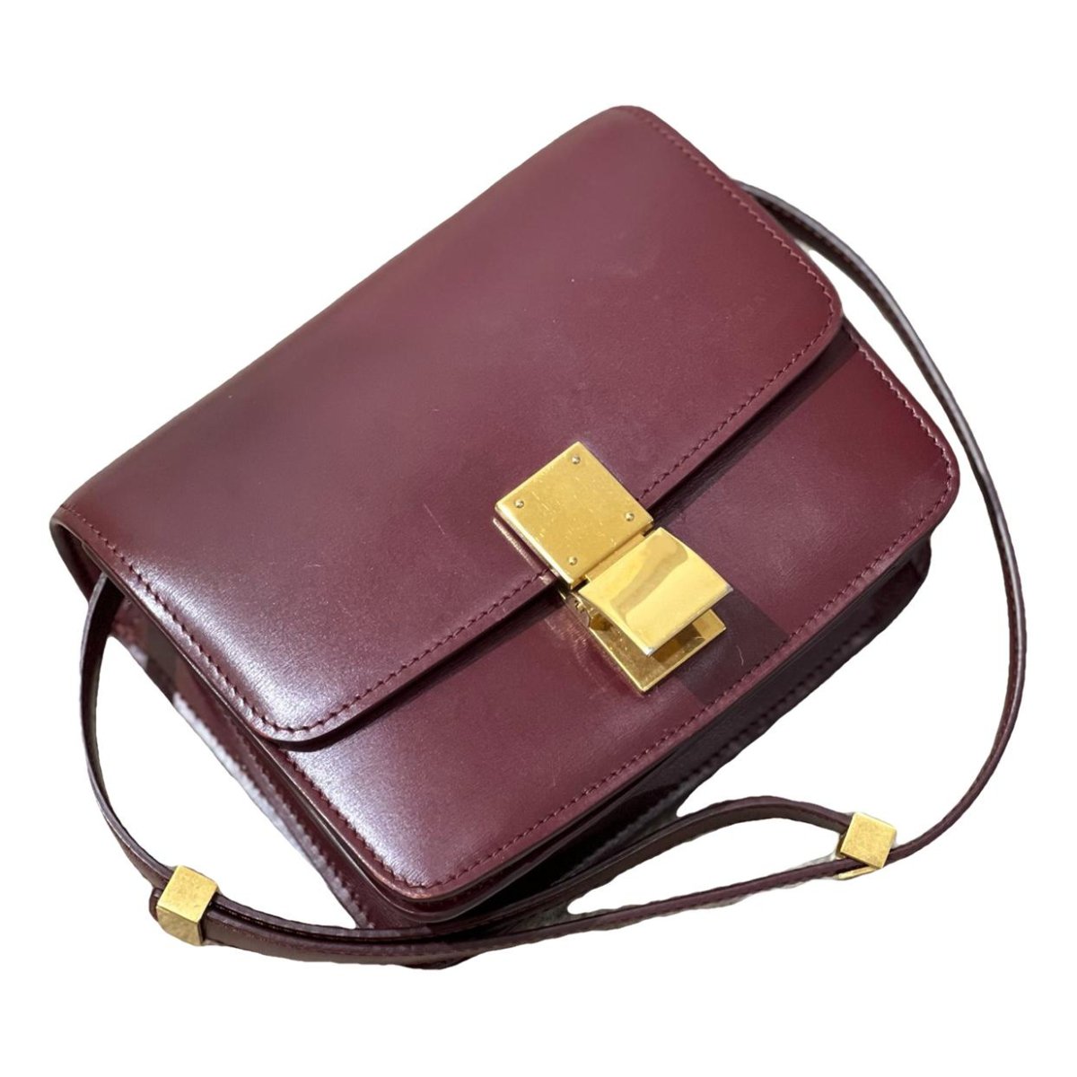 Classic leather crossbody bag