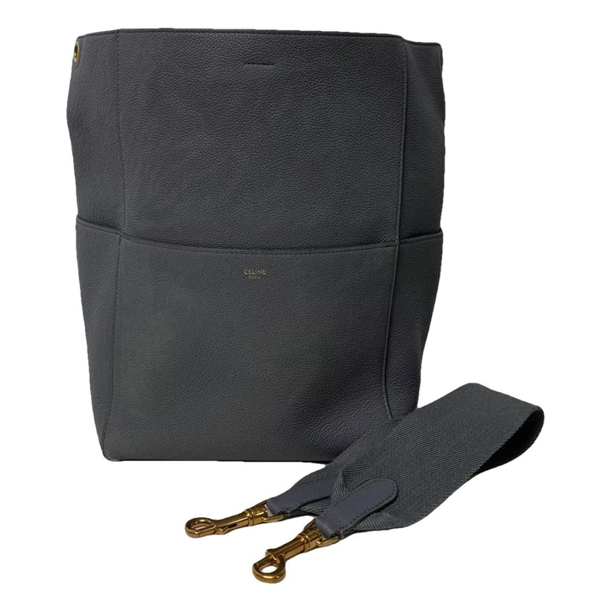Seau Sangle leather handbag