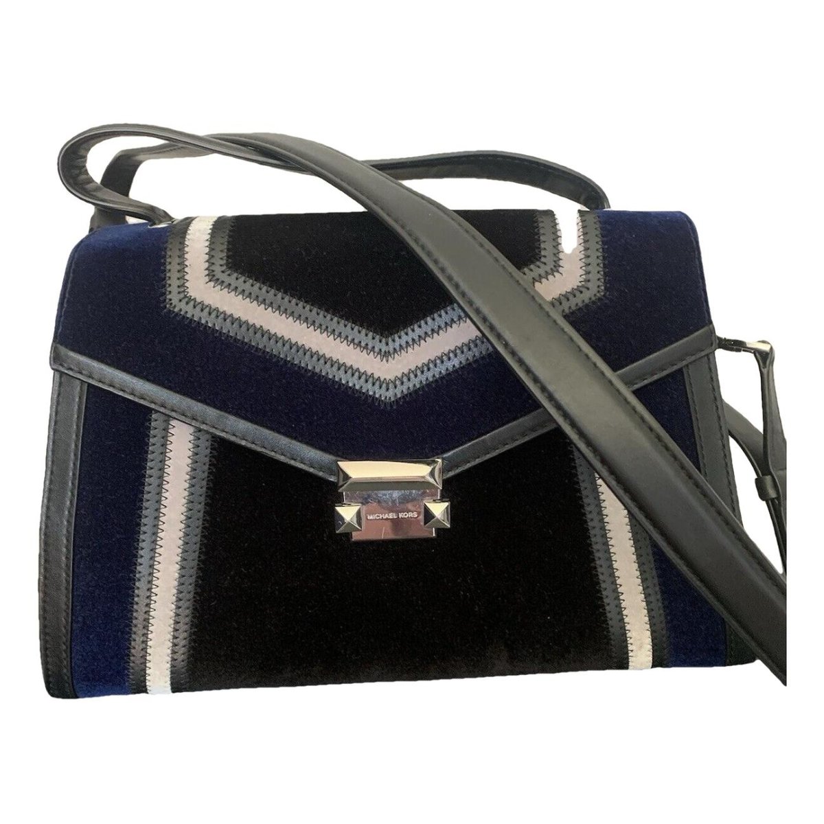 Whitney velvet handbag