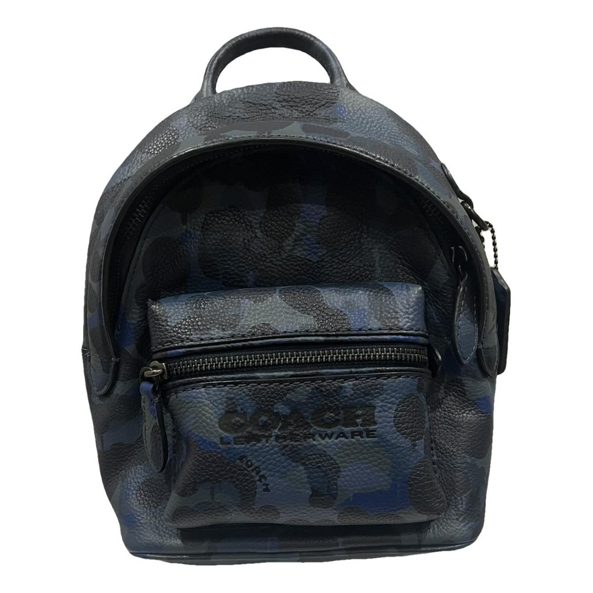 Campus leather backpack