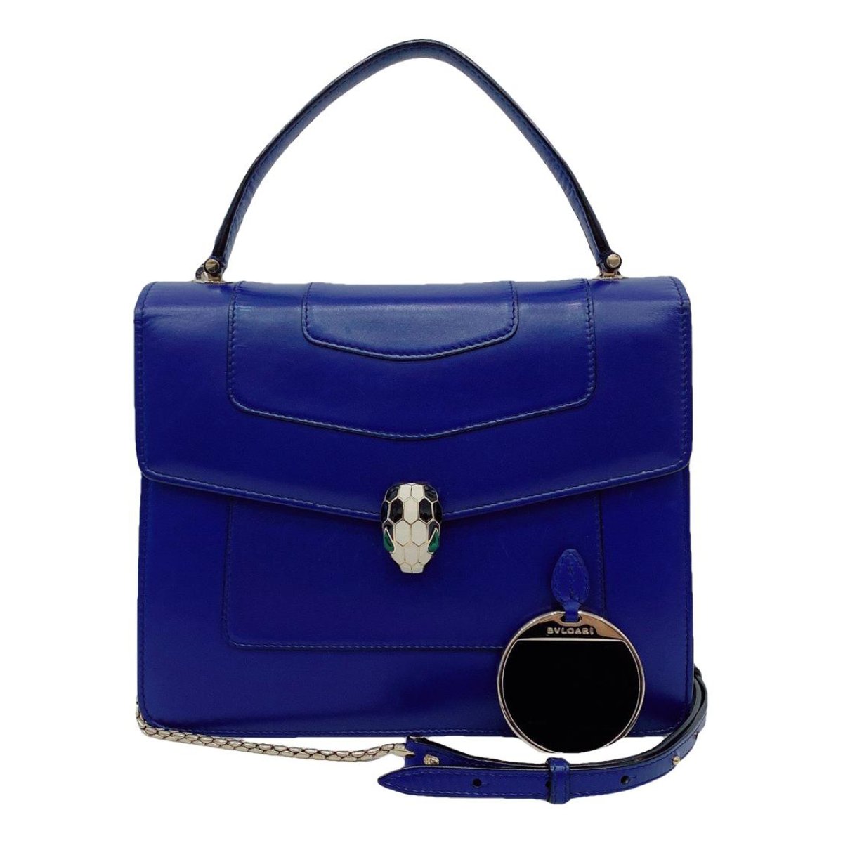 Serpenti leather handbag