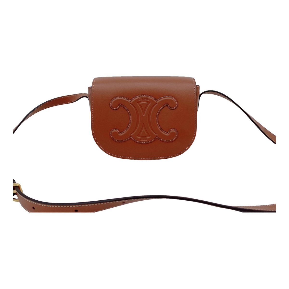 Folco leather crossbody bag