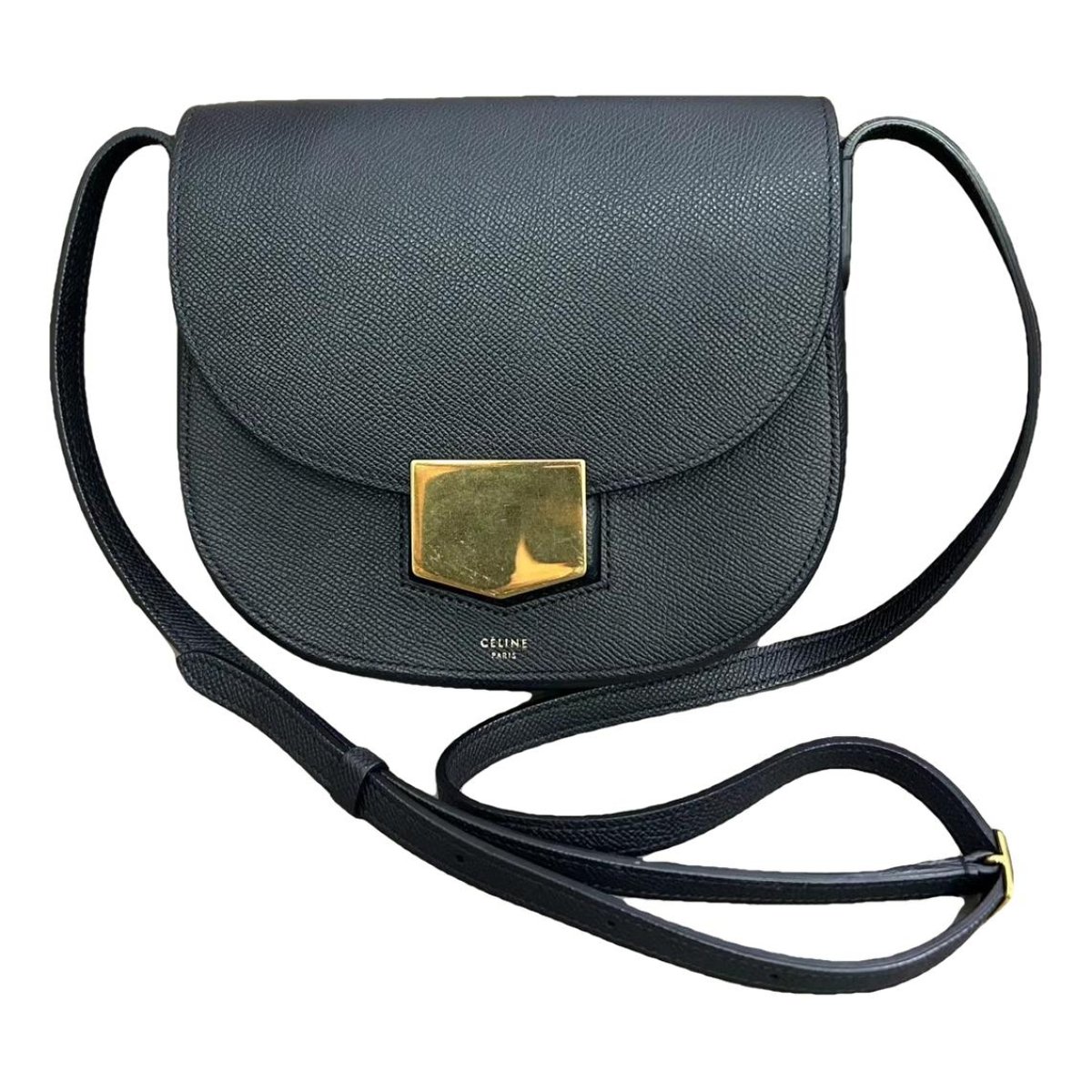 Trotteur leather crossbody bag