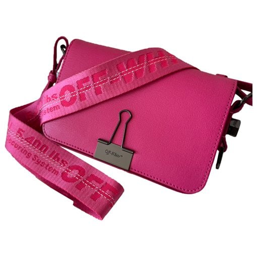 Binder leather crossbody bag