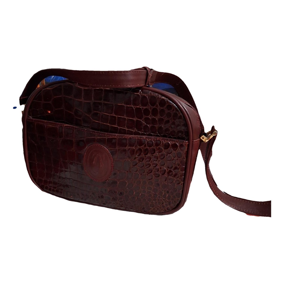 C leather crossbody bag