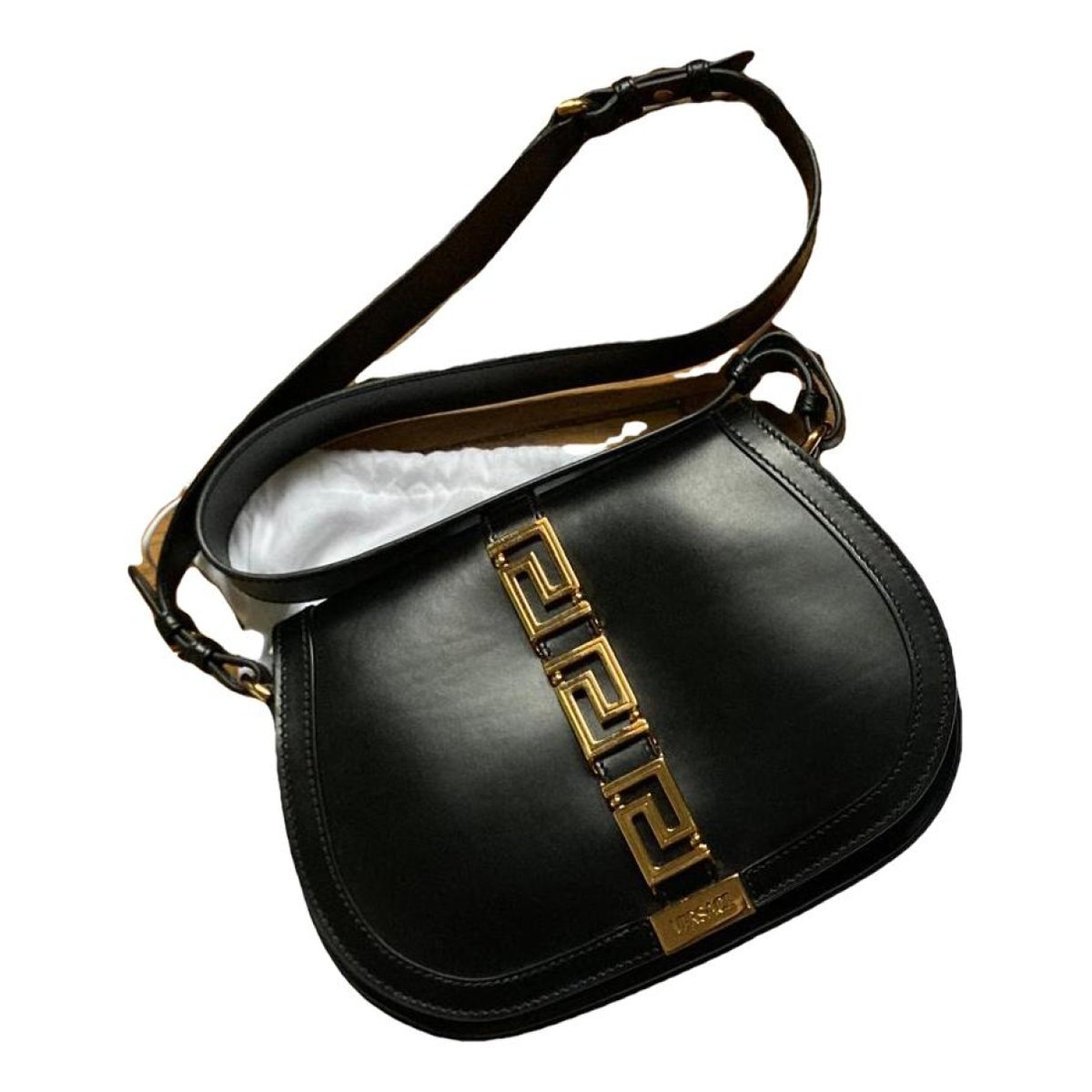 Greca Goddess leather handbag