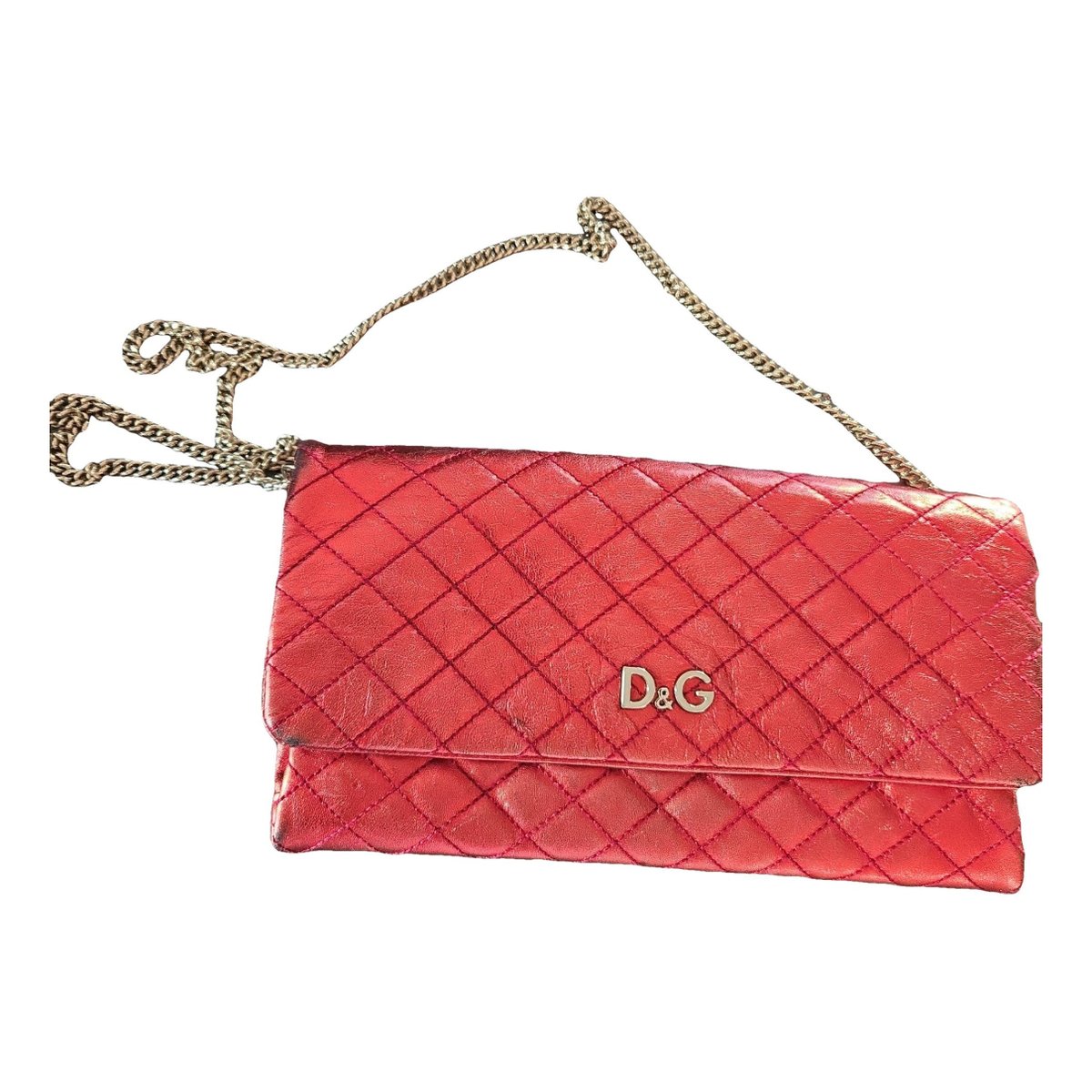 Leather clutch bag