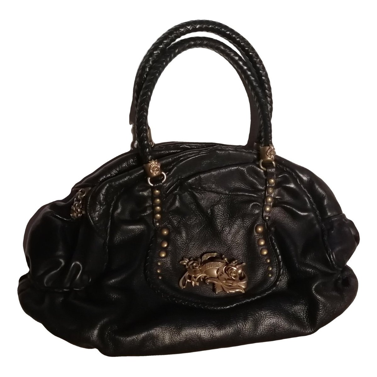 Leather handbag