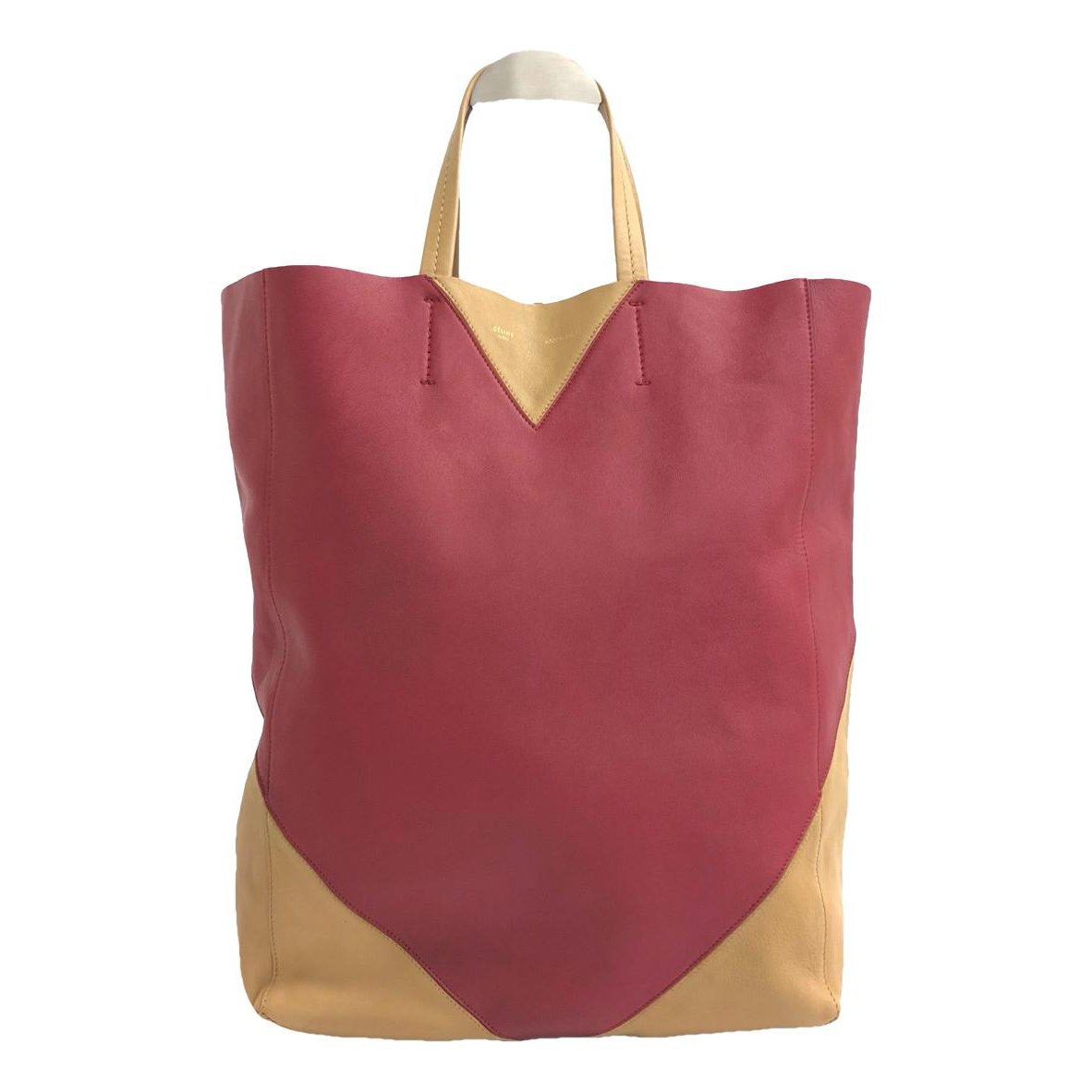 Cabas leather handbag