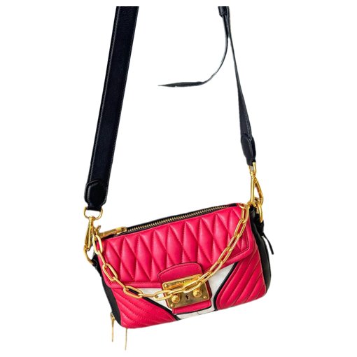 Miu Confidential leather handbag