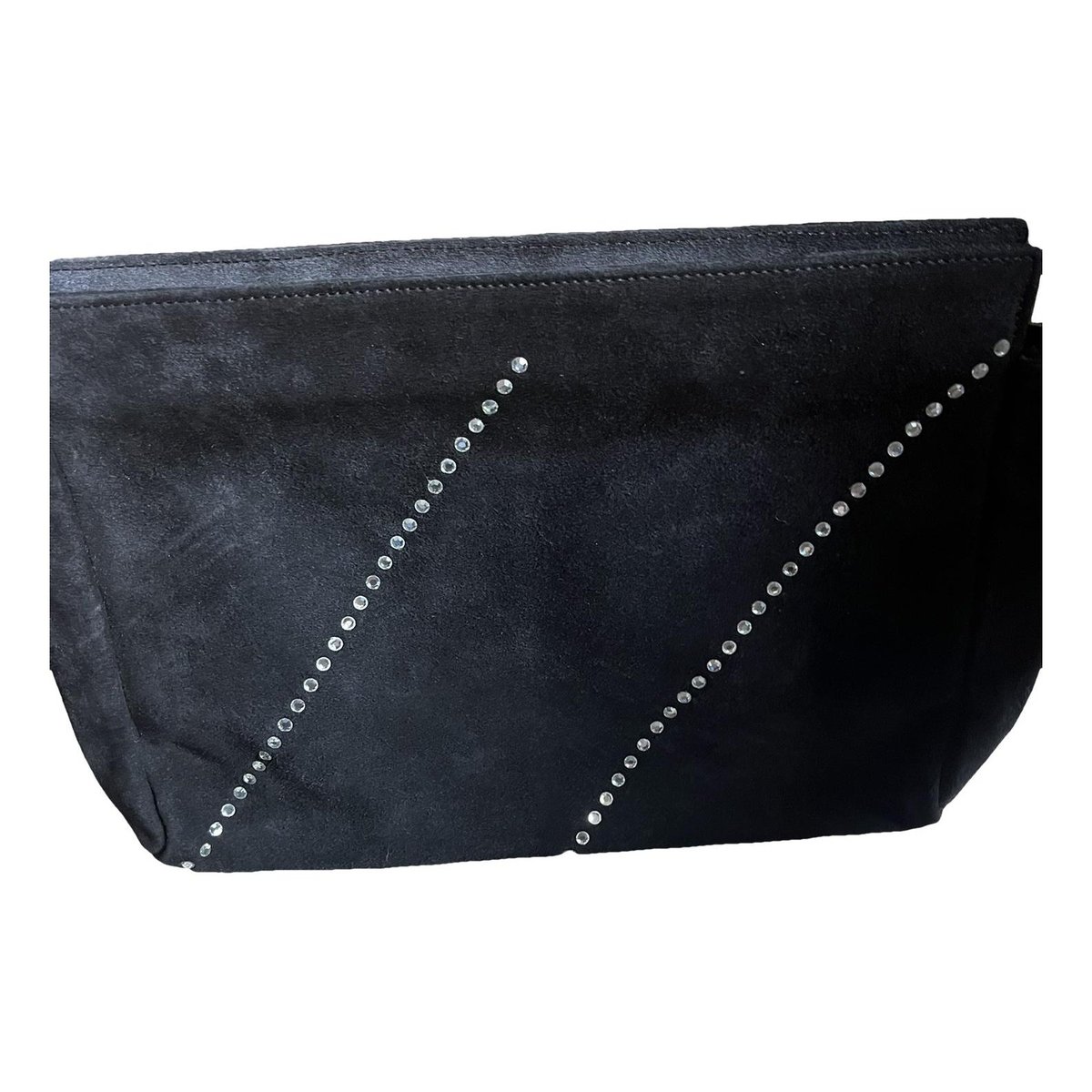 Velvet clutch bag