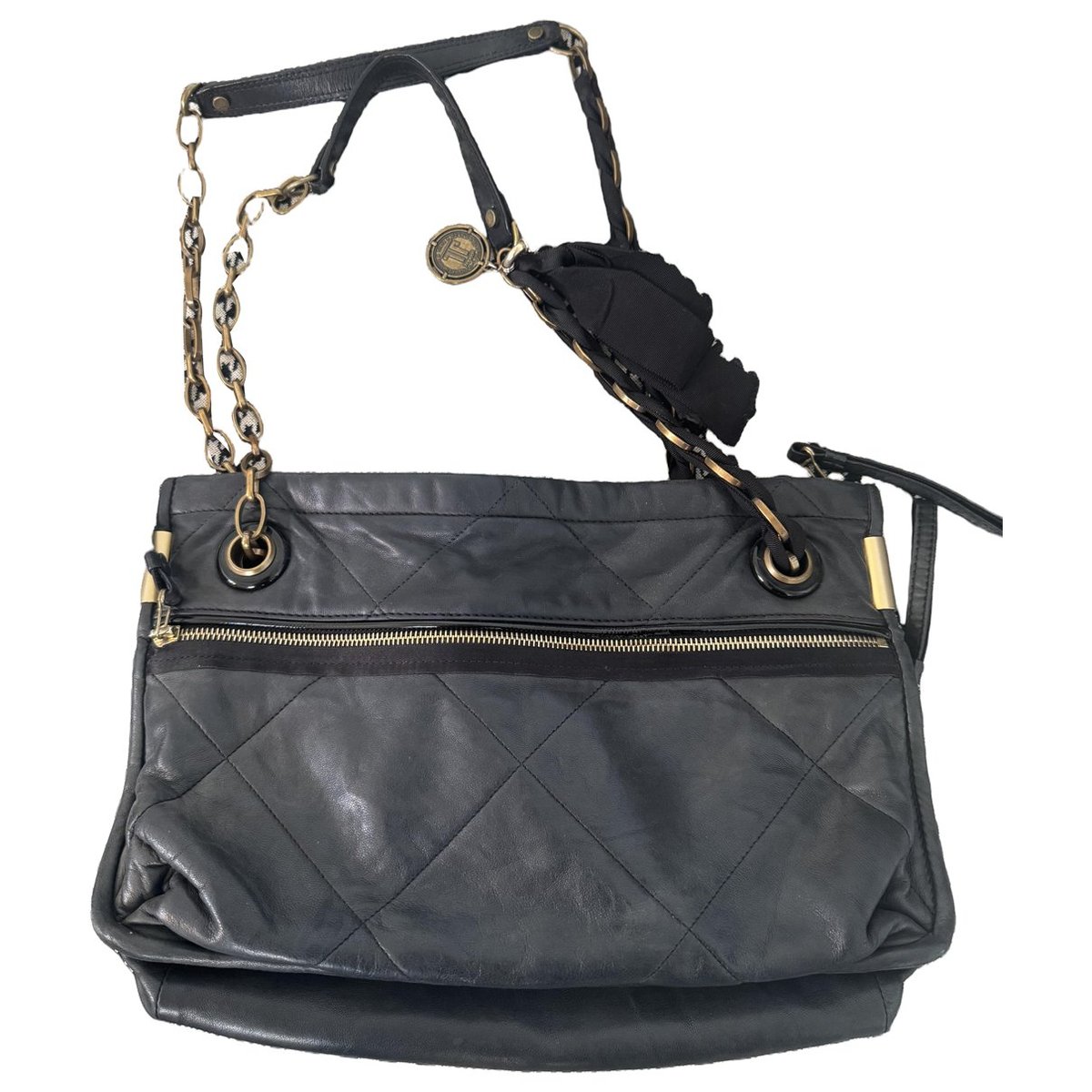 Happy leather handbag
