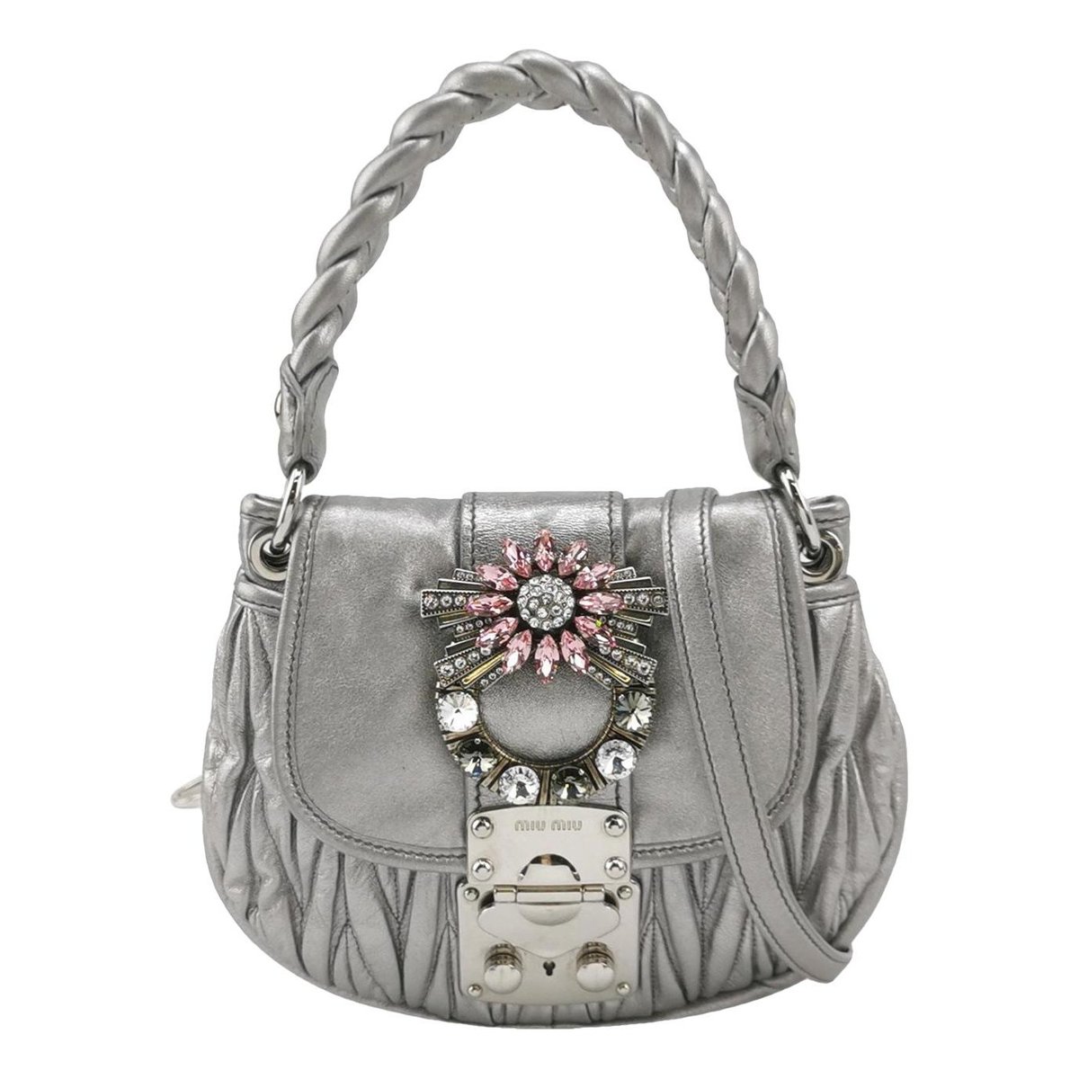 Coffer leather crossbody bag