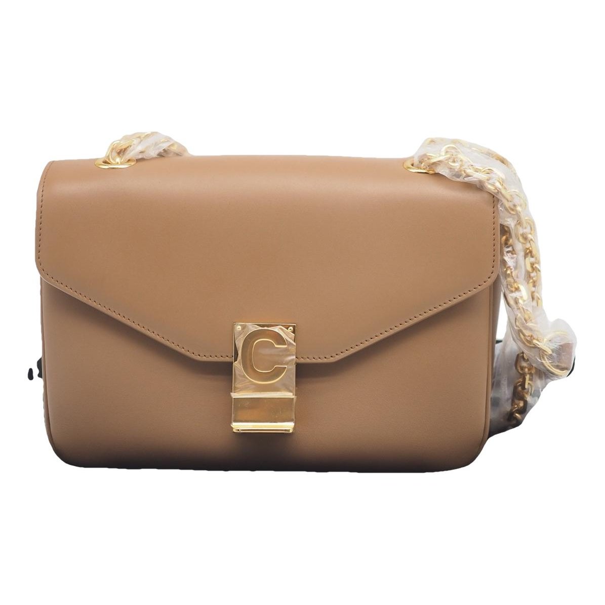 C bag leather handbag