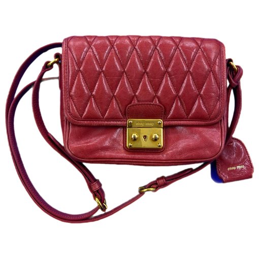 Miu Confidential leather handbag