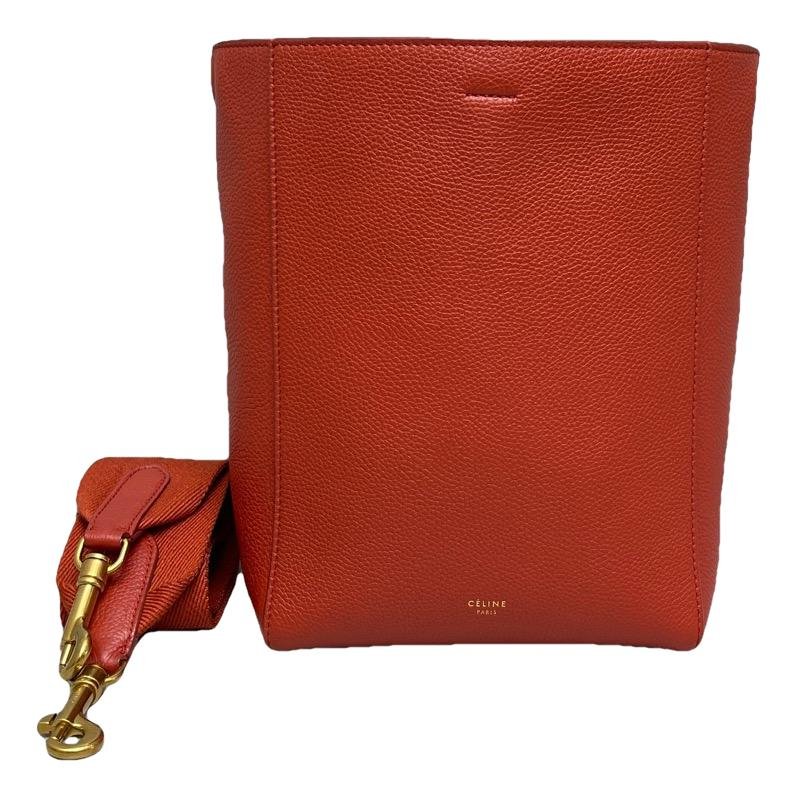 Seau Sangle leather handbag