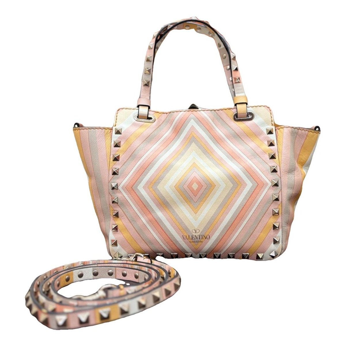 Micro Rockstud leather handbag