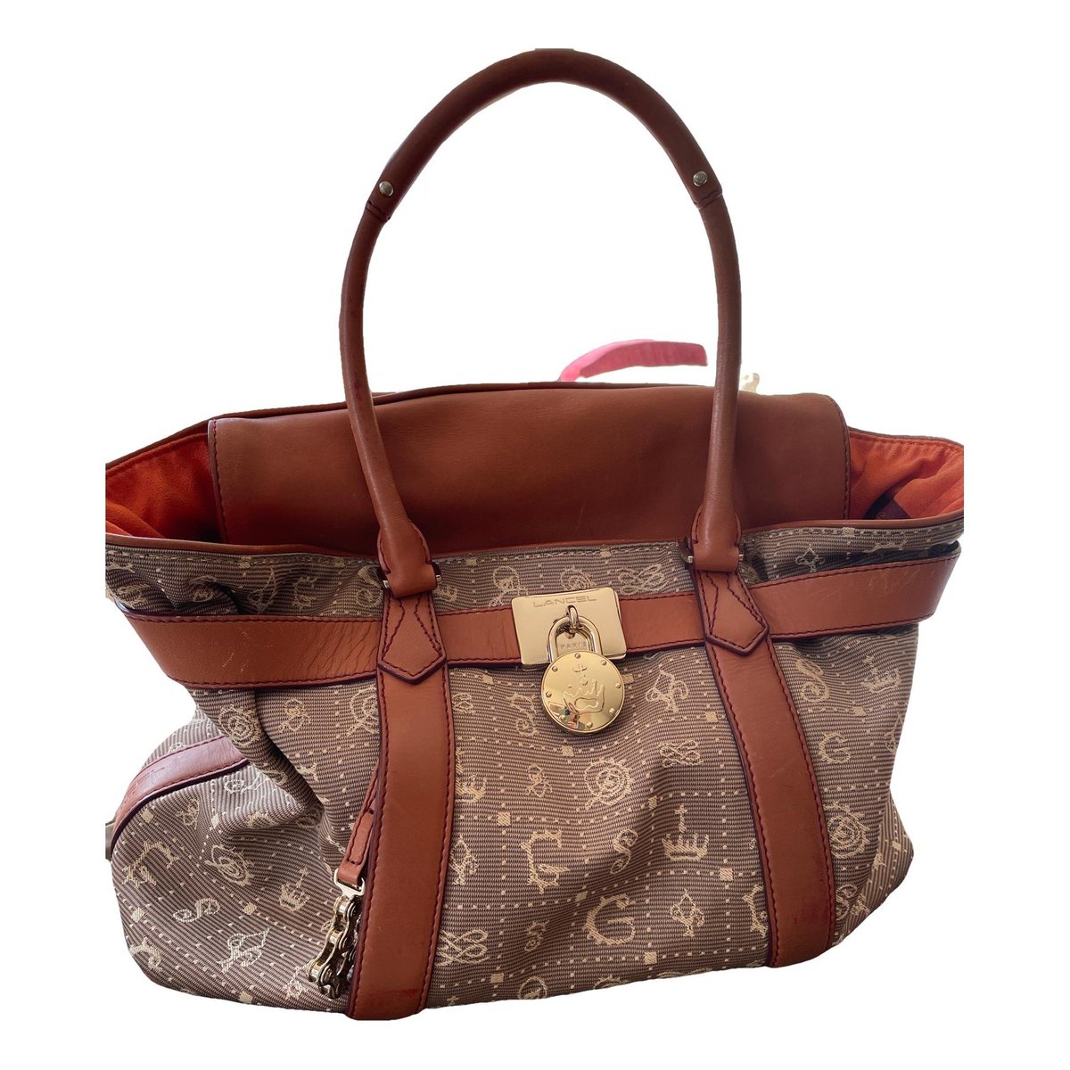 Daligramme leather handbag