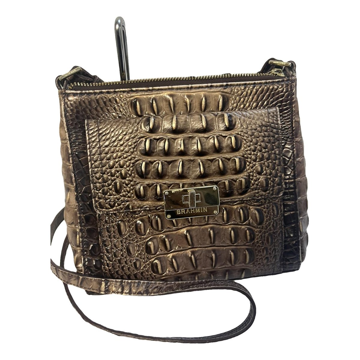 Leather crossbody bag