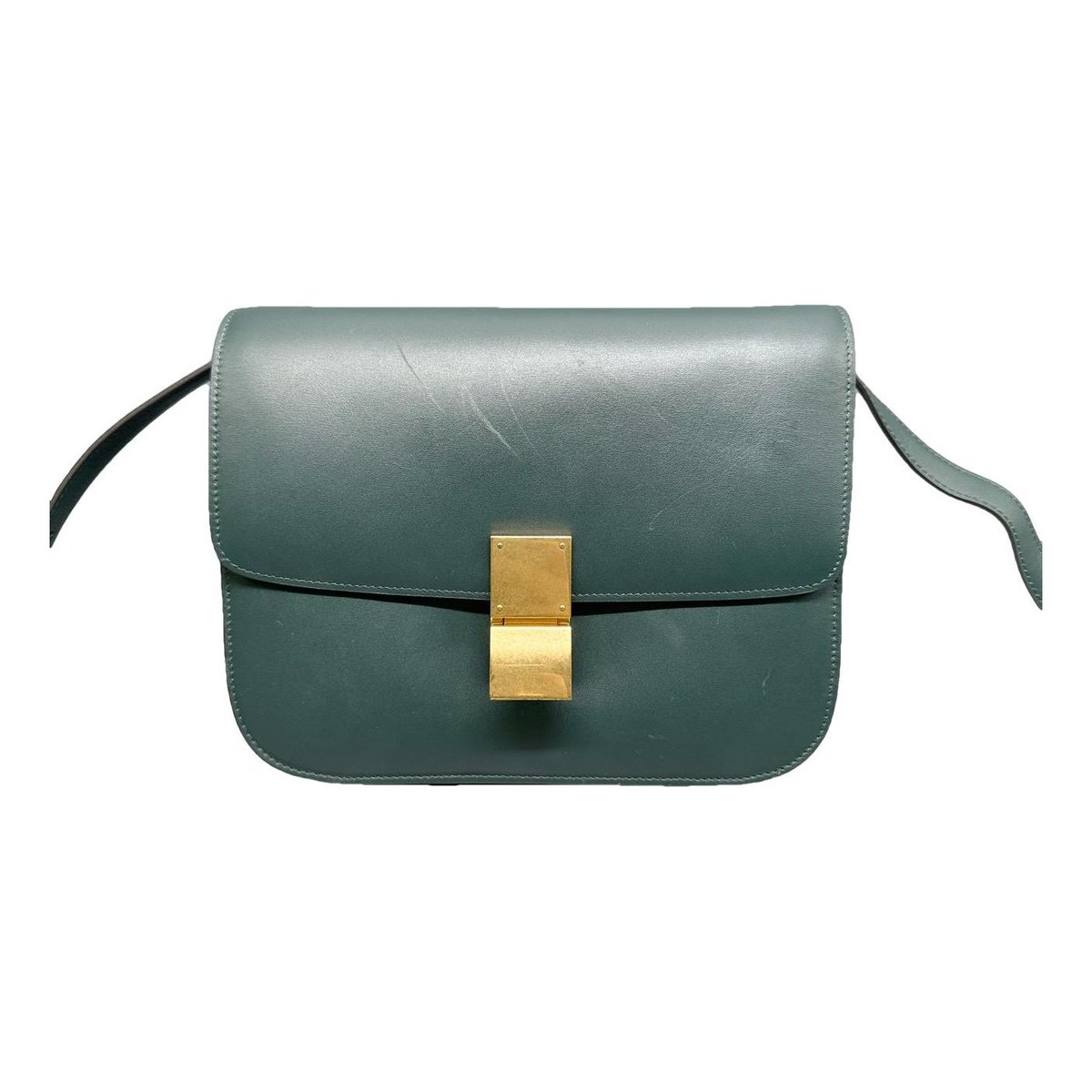 Classic leather crossbody bag