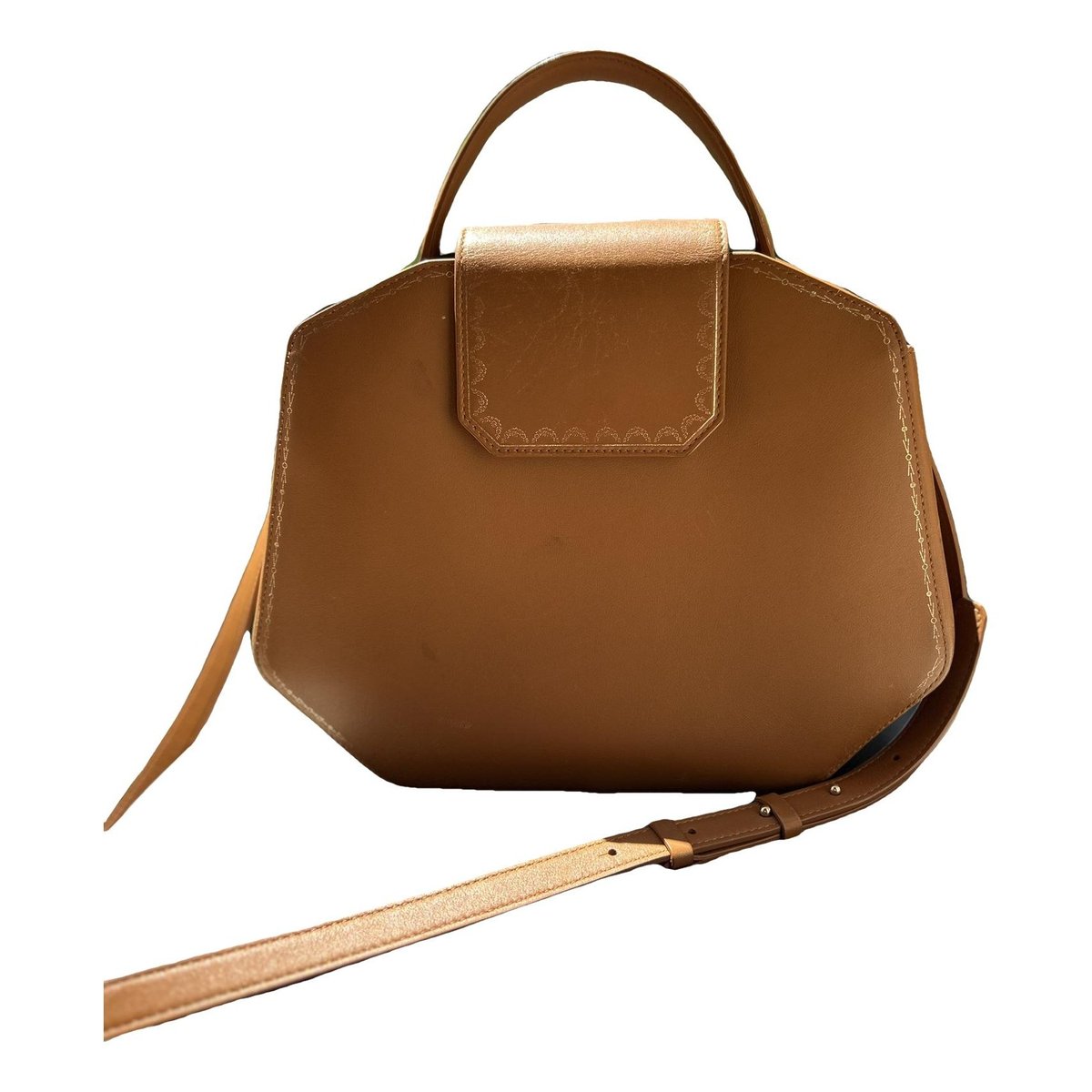 Guirlande leather handbag