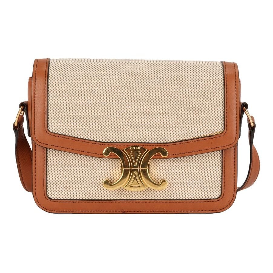 Triomphe leather handbag
