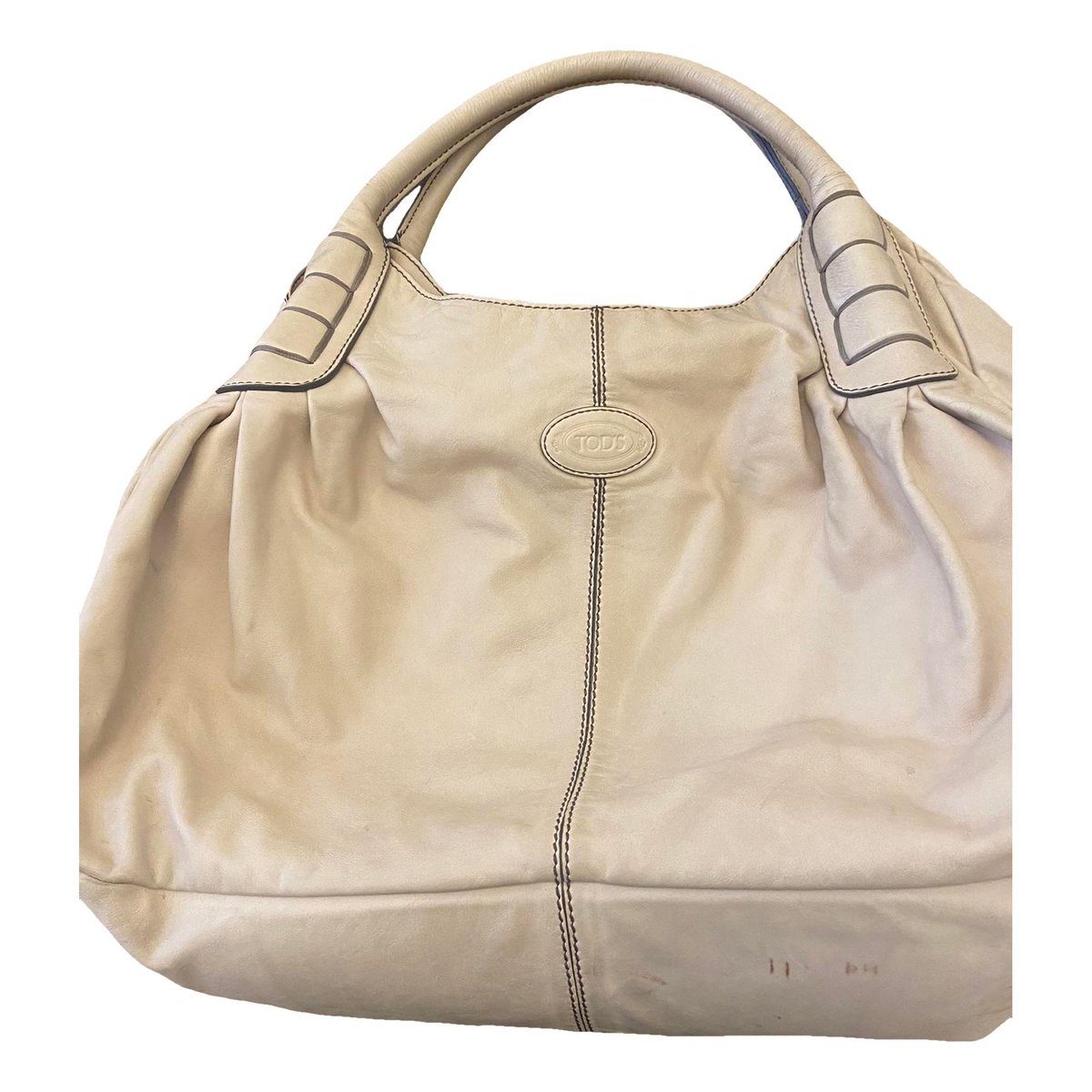 Shopping Media leather handbag