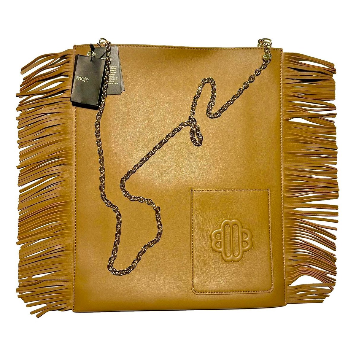 Sac M leather crossbody bag