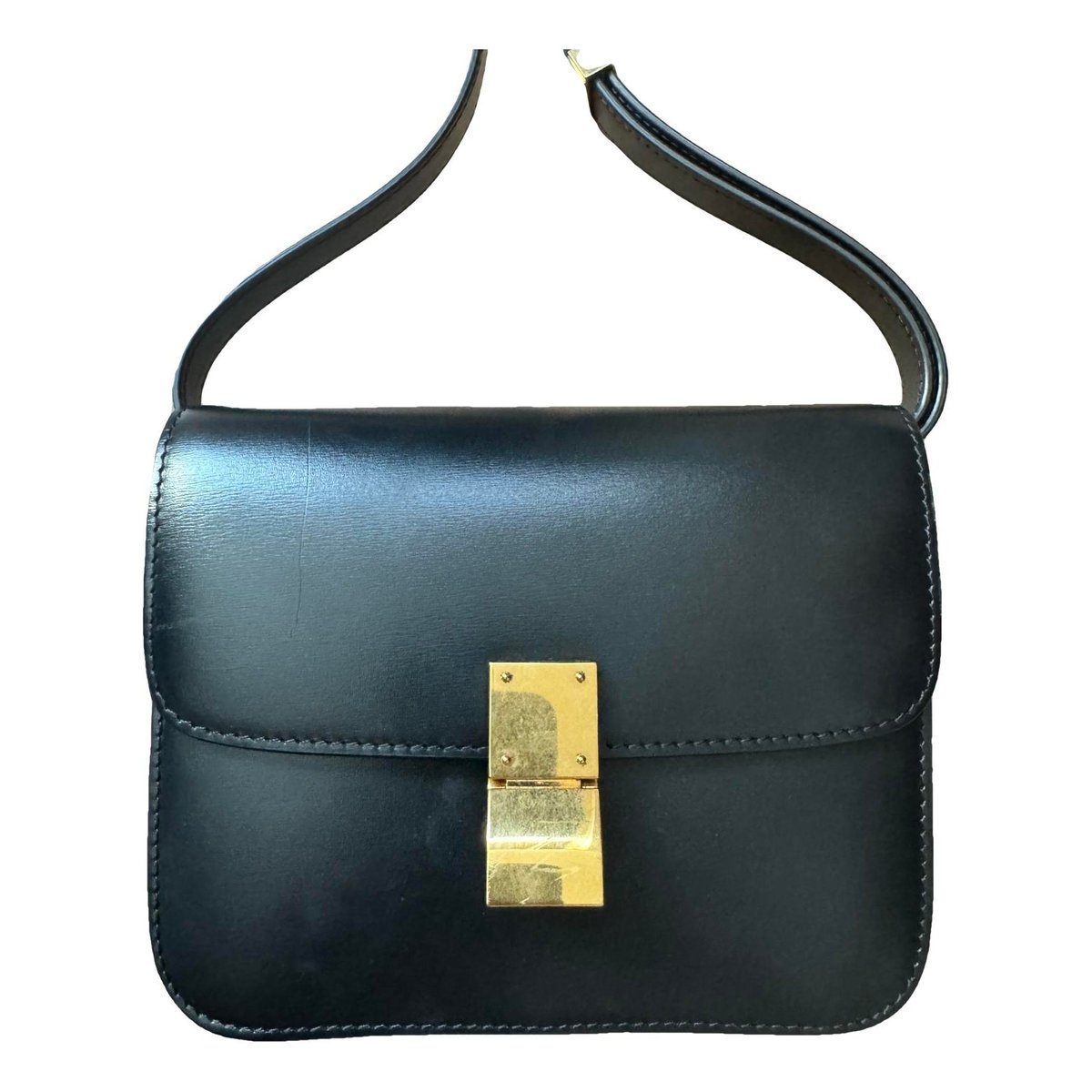 Classic leather crossbody bag