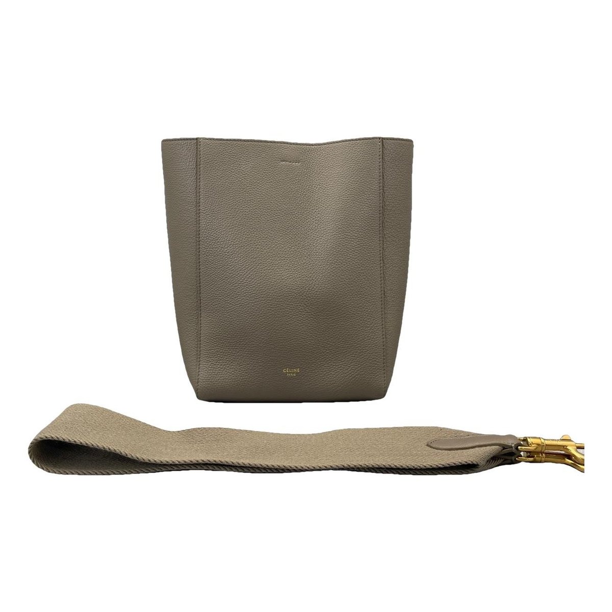 Seau Sangle leather handbag